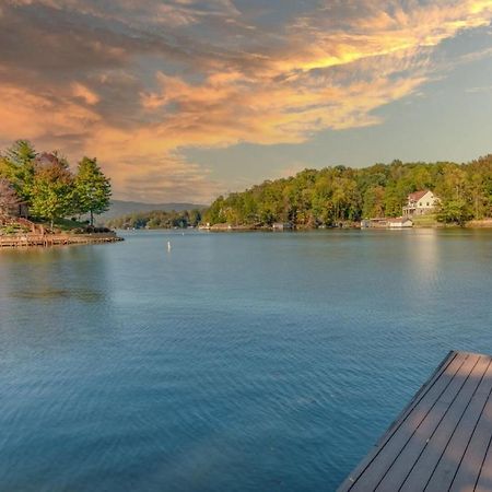 Russell'S Fort At White Oak Point: Historical Cabin On Lake Lure, Luxury, Direct Lake Access! Villa Esterno foto