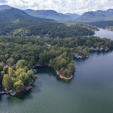 Russell'S Fort At White Oak Point: Historical Cabin On Lake Lure, Luxury, Direct Lake Access! Villa Esterno foto