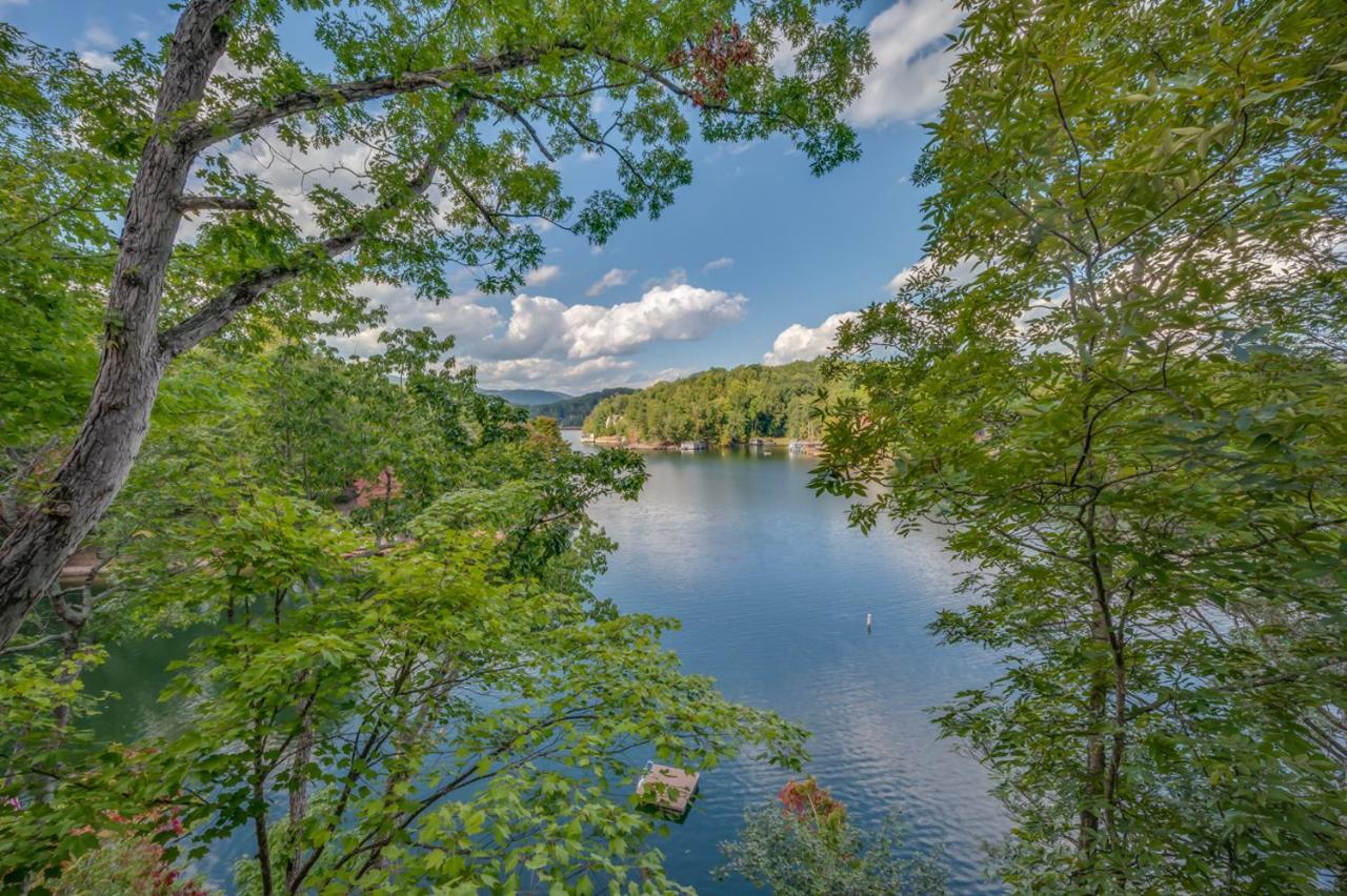 Russell'S Fort At White Oak Point: Historical Cabin On Lake Lure, Luxury, Direct Lake Access! Villa Esterno foto