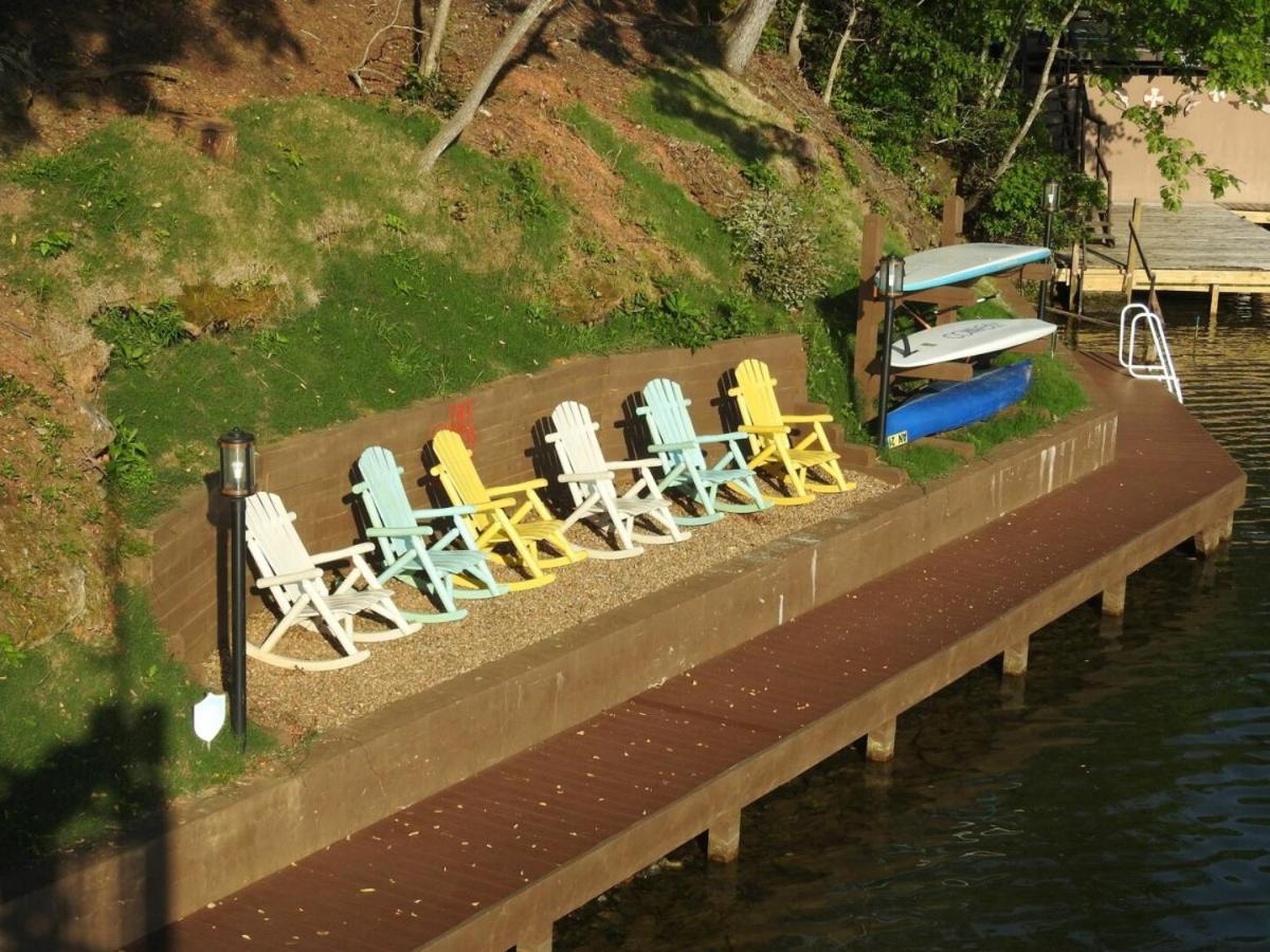 Russell'S Fort At White Oak Point: Historical Cabin On Lake Lure, Luxury, Direct Lake Access! Villa Esterno foto