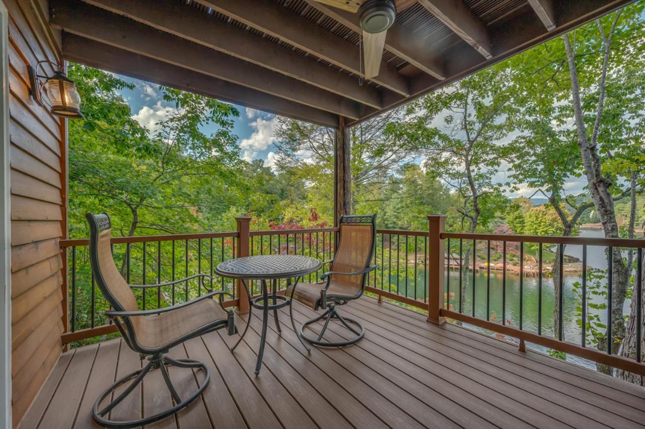 Russell'S Fort At White Oak Point: Historical Cabin On Lake Lure, Luxury, Direct Lake Access! Villa Esterno foto