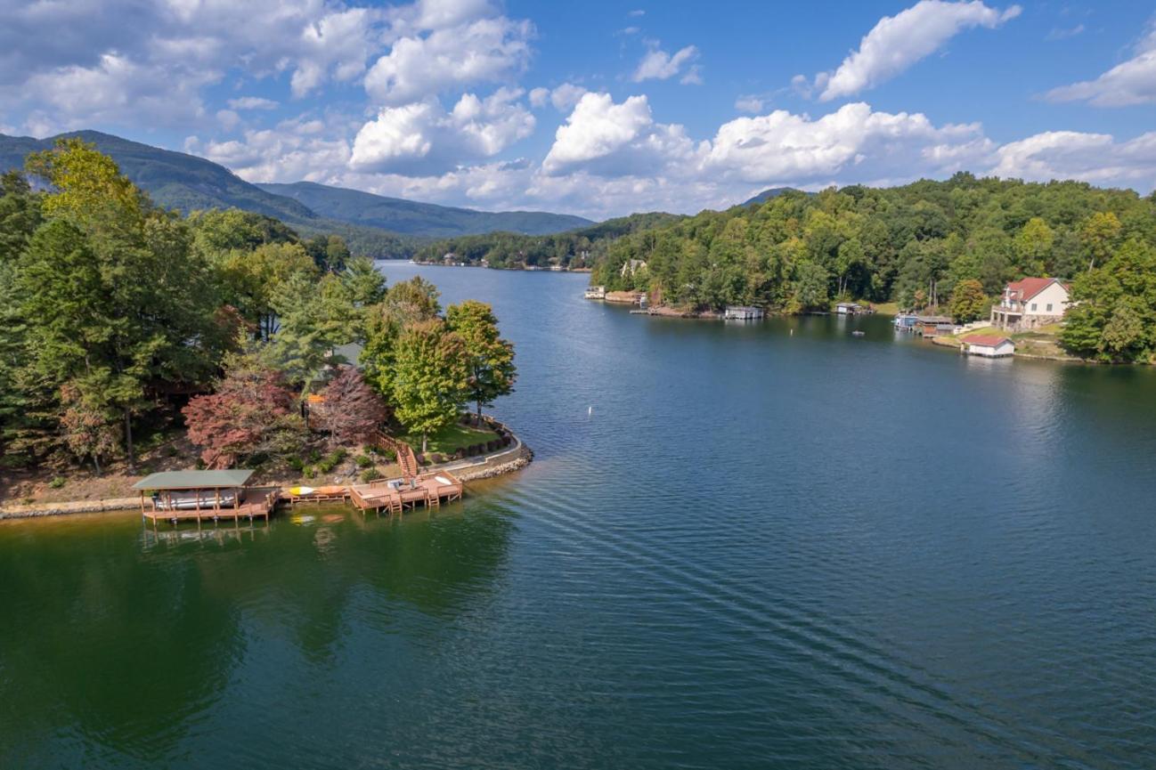 Russell'S Fort At White Oak Point: Historical Cabin On Lake Lure, Luxury, Direct Lake Access! Villa Esterno foto